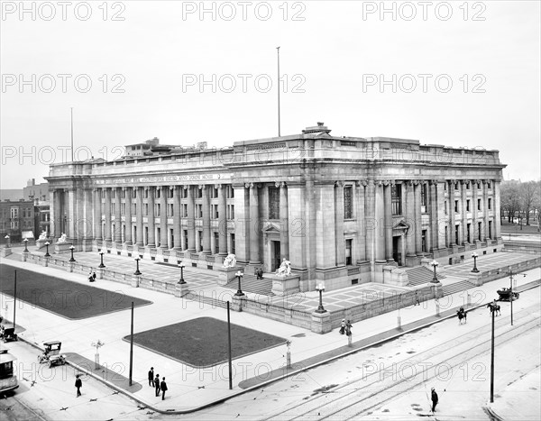 Federal Building and Post Office, Indianapolis, early 1900's