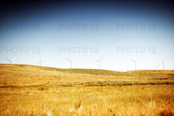 Wind turbines in Rural Landscape, Oregon,