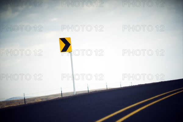 Directional Sign along Roadside ,,