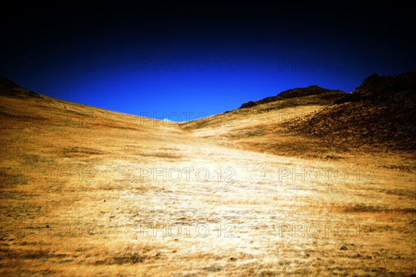 Barren Hillside, Agricultural Landscape,