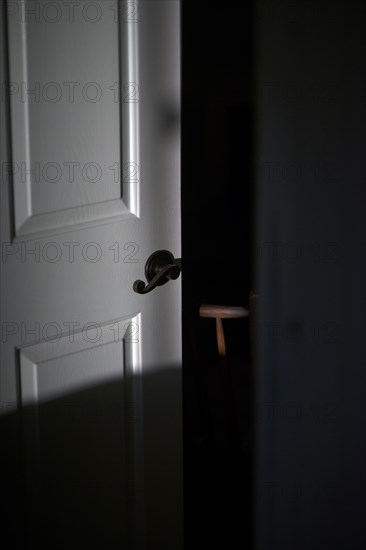 Door illuminated by Sunlight,,