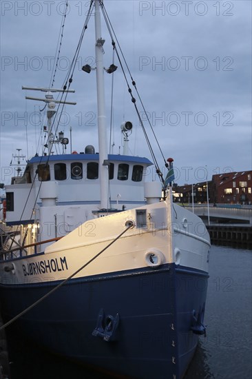 Fishing Boat at Dusk, Nyhavn Canal,