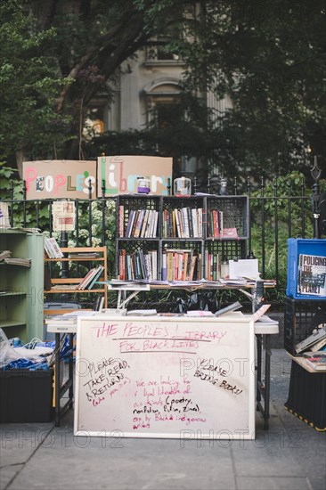 The People's Library, Occupy City Hall Protest,