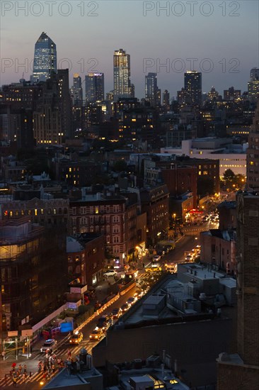 Cityscape at Dusk, West Village,