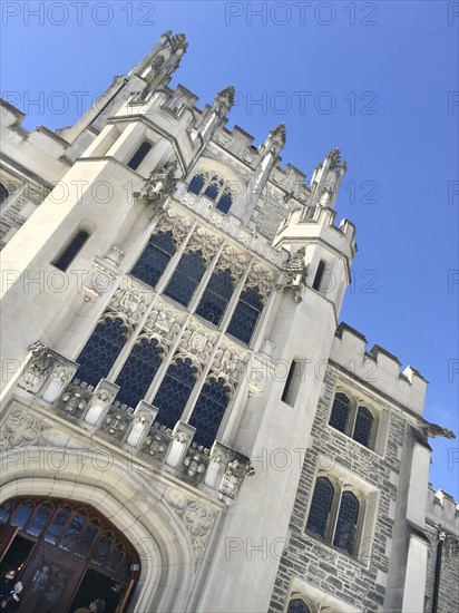 Low Angle View of Thompson Memorial Library, Vassar College,