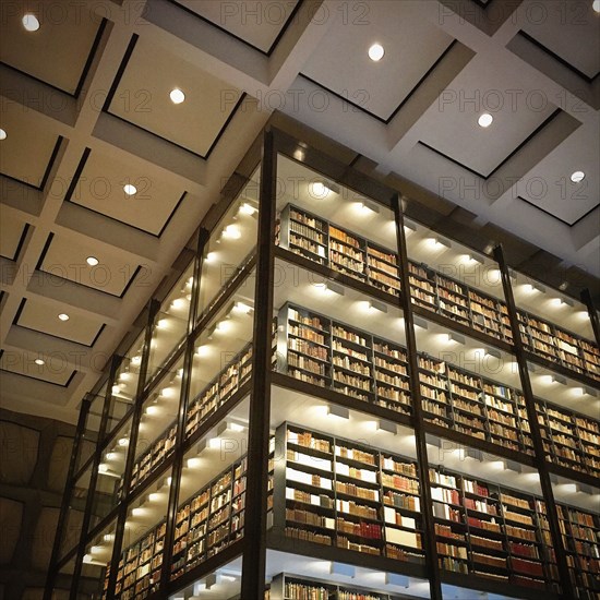 Beinecke Rare Book & Manuscript Library, Interior View,