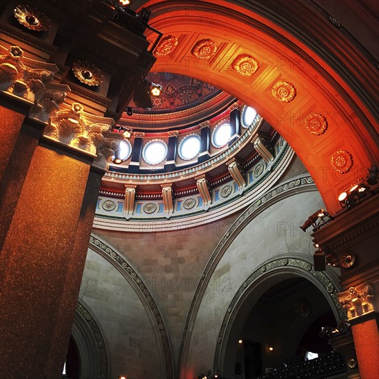 Interior View of Weylin Banquet Hall, formerly Williamsburgh Savings Bank,