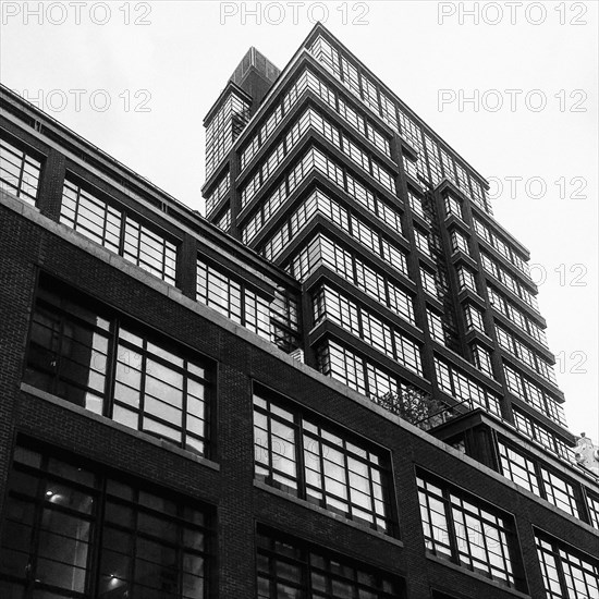 Low Angle View of Apartment Building, New York City,