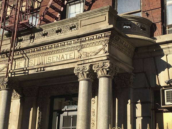 U.S. Senate Apartment Building, Entrance Detail,