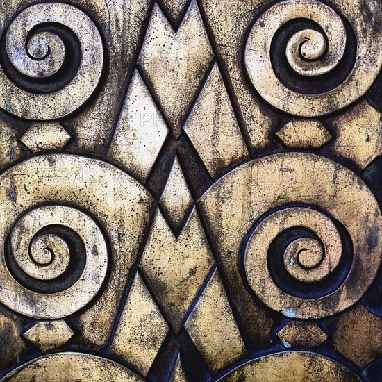 Decorative Detail on Door,,