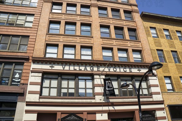 Village Voice Building, Exterior Façade,