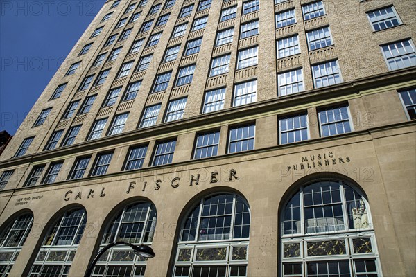 Carl Fischer Building, Exterior Façade, USA