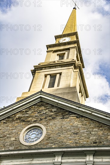 St. Mark's Church in-the-Bowery, Low Angle View of Steeple,