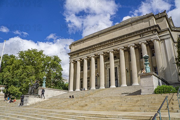 Low Memorial Library and Quad, Columbia University,