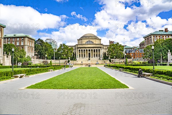 Low Memorial Library and Quad, Columbia University,