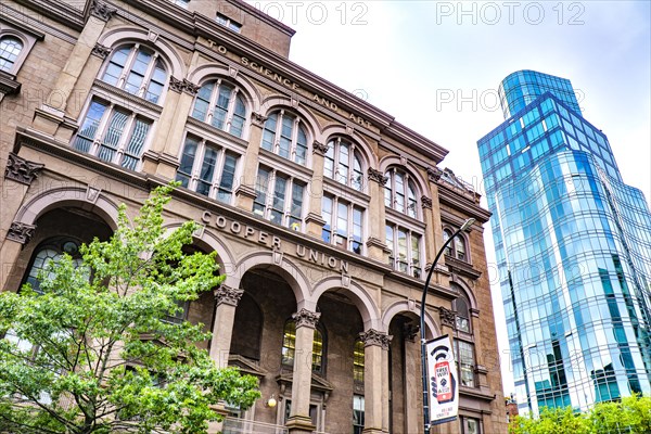 Foundation Building, Cooper Union and Astor Place Tower,