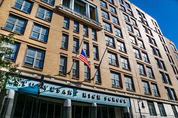 Stuyvesant High School, Exterior View,