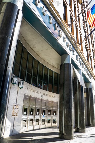 Stuyvesant High School, Exterior View,