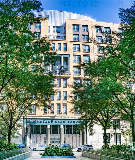 Stuyvesant High School, Exterior View,