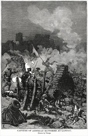 Capture of Austrian Batteries at Landau