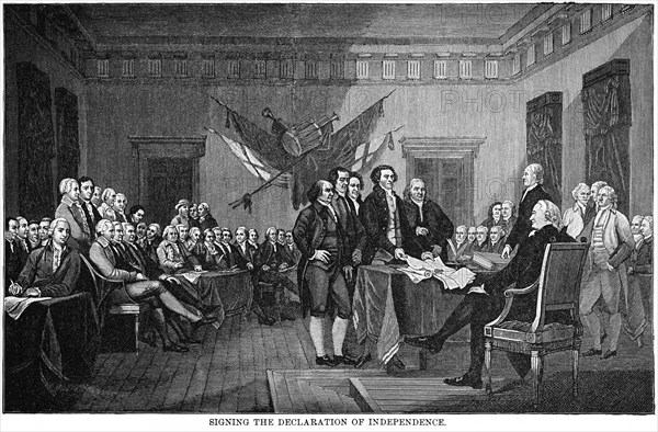 Signing the Declaration of Independence