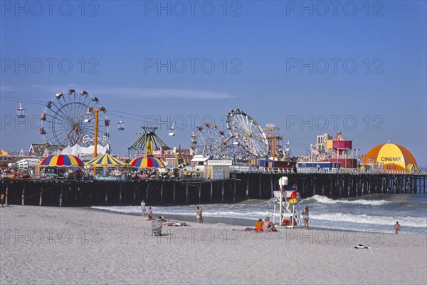 Casino Pier from beach, Seaside Heights