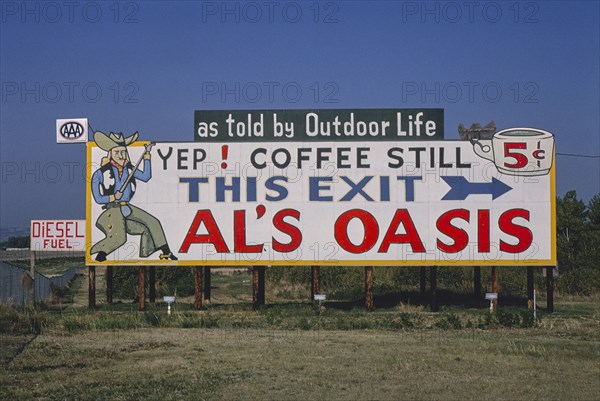 Al's Oasis Billboard 1, Oacoma