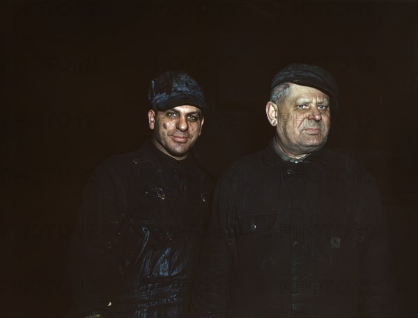 Two Employees at Roundhouse, Proviso Yards