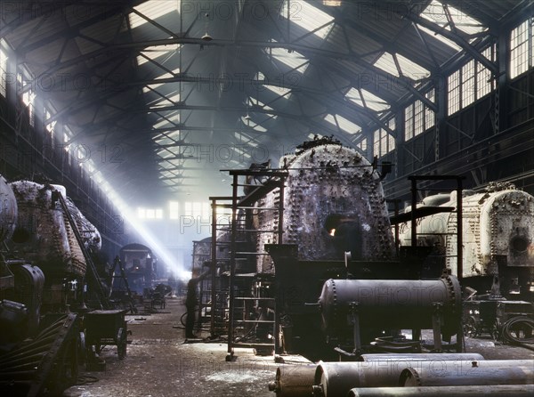 Santa Fe Railroad  Locomotive Shops, Atchison