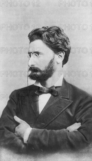 Joseph Pulitzer at 40, Head and shoulders Portrait