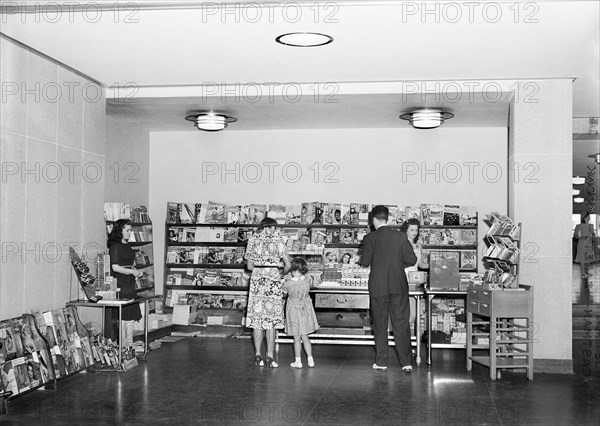 Newsstand in the Waiting Room. Municipal airport, Washington