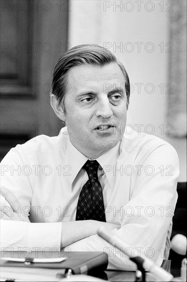 U.S. Vice President Walter Mondale, Head and Shoulders Portrait