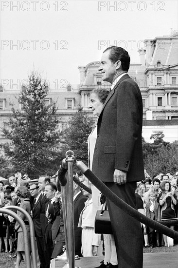 U.S. President with Israeli Prime Minister Golda Meir, Washington