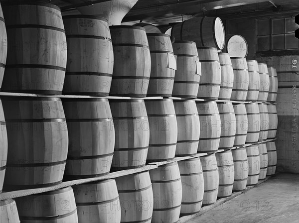 Barrels of Powdered Milk at Land O'Lakes Plant, Minneapolis