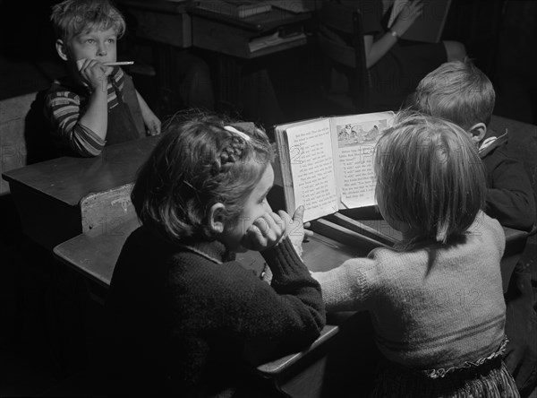 Children of Farmers in one of Four One-Room Schoolhouses