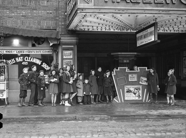 Children at Movie House on Sunday