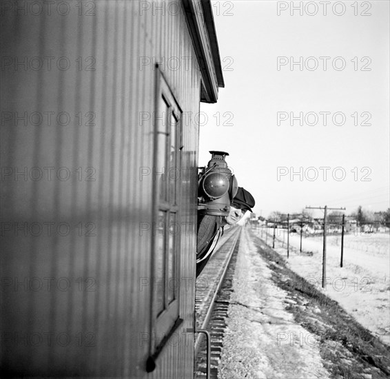 Conductor during Freight Train Operations on Chicago and North Western Railroad between Chicago