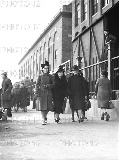 Employees leaving Ayer Mills