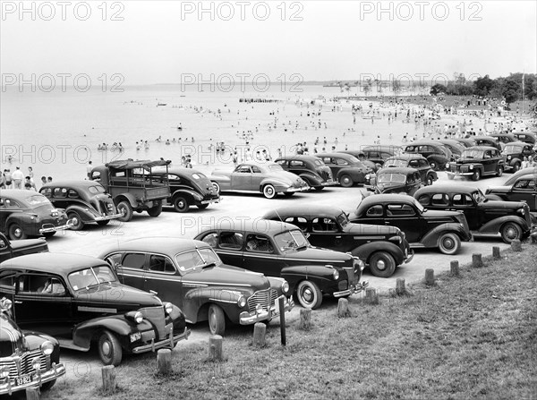 Parked Cars at Beach