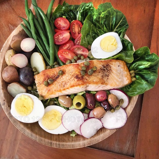 Salmon Nicoise Salad