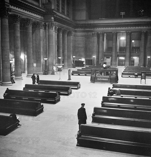 transportation, travel, Union Station, Chicago, historical,