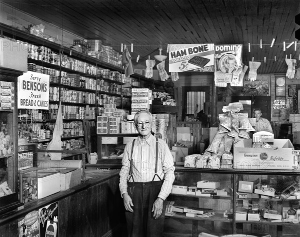 man, occupations, retail, general store, historical,