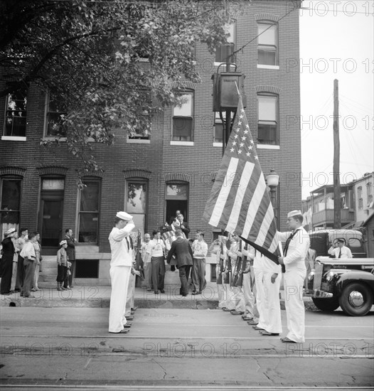 World War II, funeral, death, merchant marine, historical,