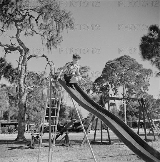 boy, playground, recreation, child, historical,