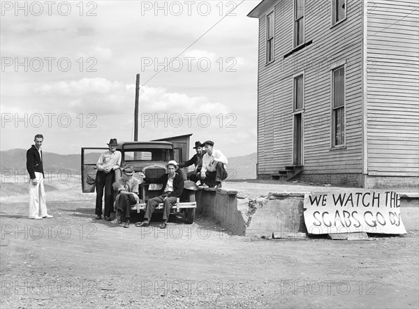 men, strikes, protest, miners, historical,