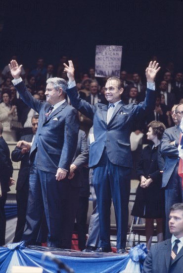 politics, George Wallace, political rally, presidential election, historical,