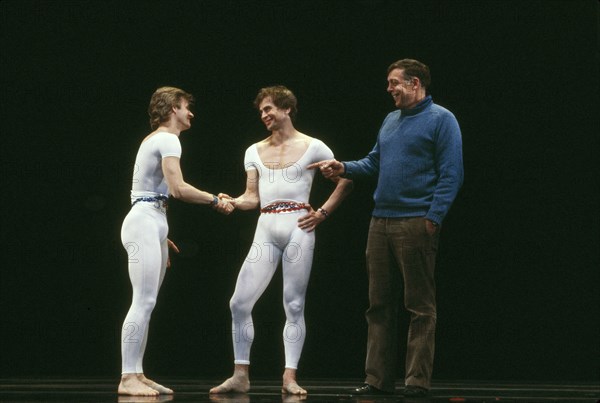 Mikhail Baryshnikov, Rudolf Nureyev, Paul Taylor, arts and culture, historical,