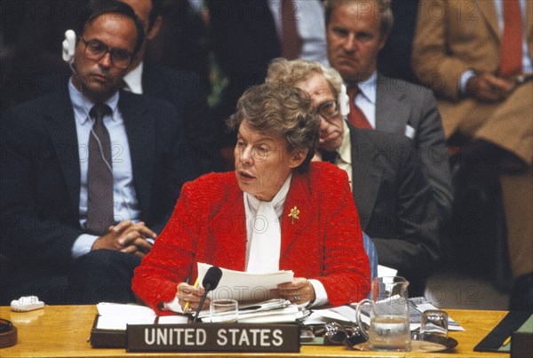 Jeane Kirkpatrick, politics, government, United Nations, historical,