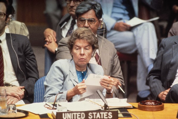 Jeane Kirkpatrick, politics, government, United Nations, historical,