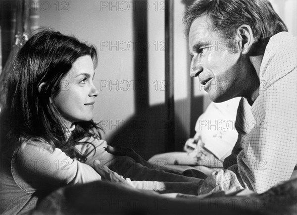 Genevieve Bujold, Charlton Heston, actor, actress, celebrity, entertainment, historical,